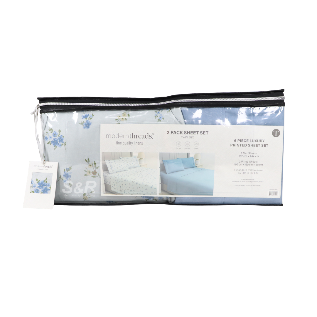 Modern Thread 2-pack Sheet Set Twin Size